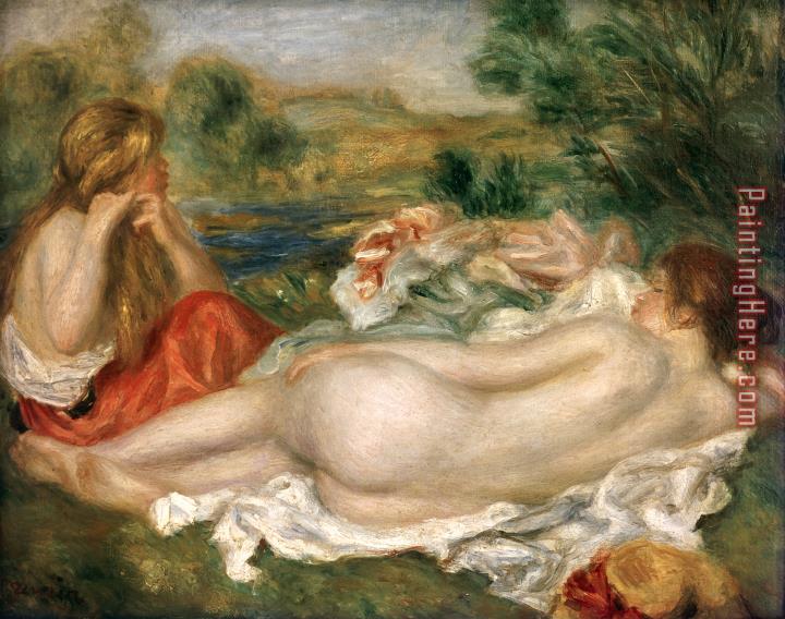 Pierre Auguste Renoir Two Bathers
